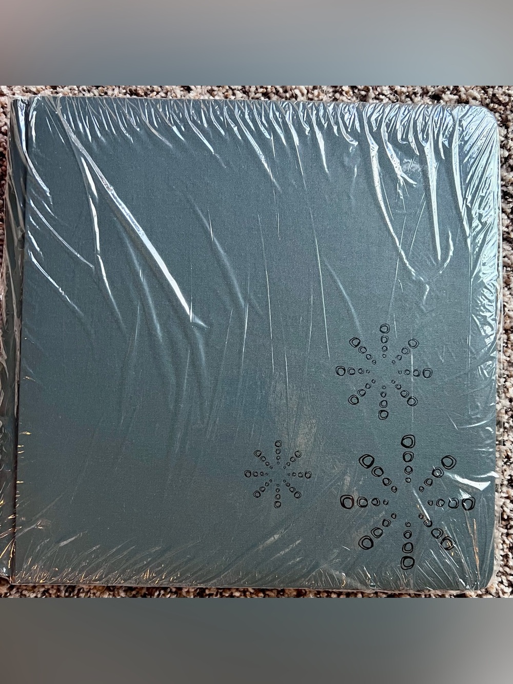 Creative Memories 12x12 Scrapbook with snowflake design.